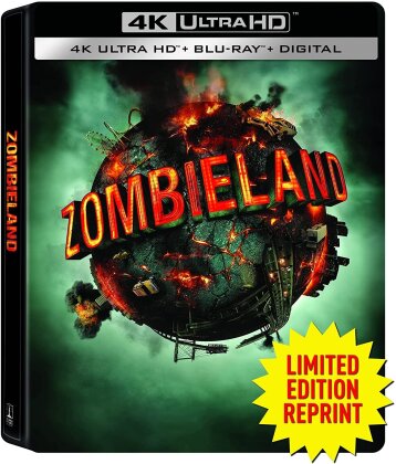 Zombieland (2009) (Limited Edition, Steelbook, 4K Ultra HD + Blu-ray)