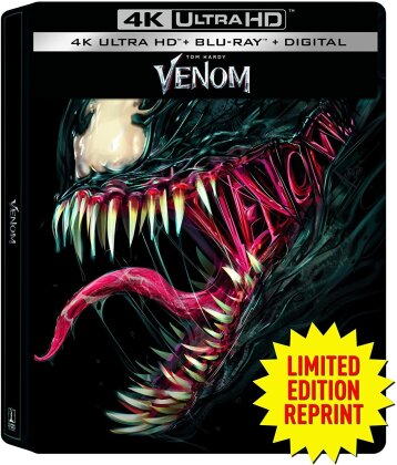 Venom (2018) (Limited Edition, Steelbook, 4K Ultra HD + Blu-ray)