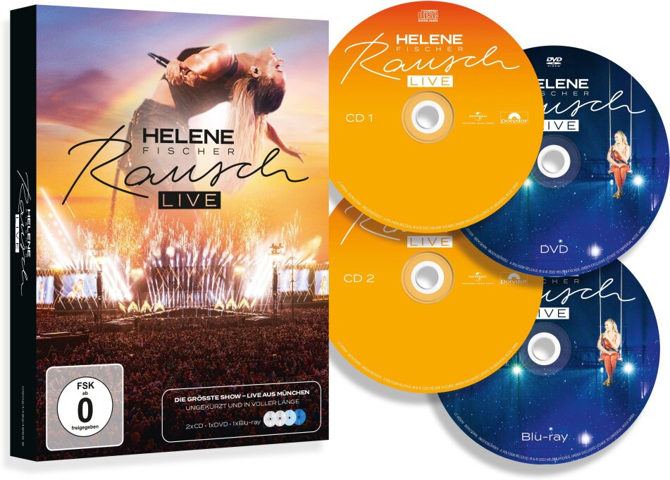 Helene Fischer - Rausch (Live) (2 CDs + DVD + Blu-ray)
