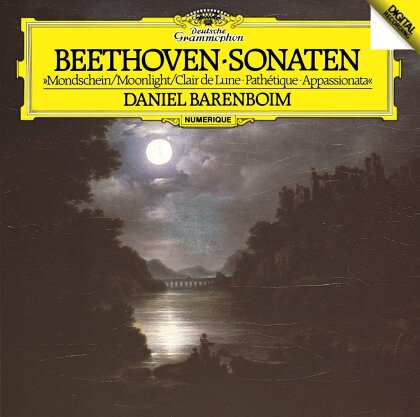 Ludwig van Beethoven (1770-1827) & Daniel Barenboim - Sonaten - Mondschein/Clair de Lune/Pathétique/ - Appassionata (2022 Reissue, Japan Edition)