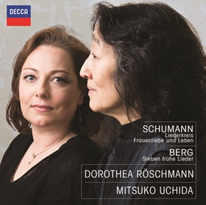 Robert Schumann (1810-1856), Dorothea Röschmann & Mitsuko Uchida - Liederkreis, Frauenliebe Und Leben / Berg: Sieben Fruhe Lieder (2022 Reissue, Japan Edition)