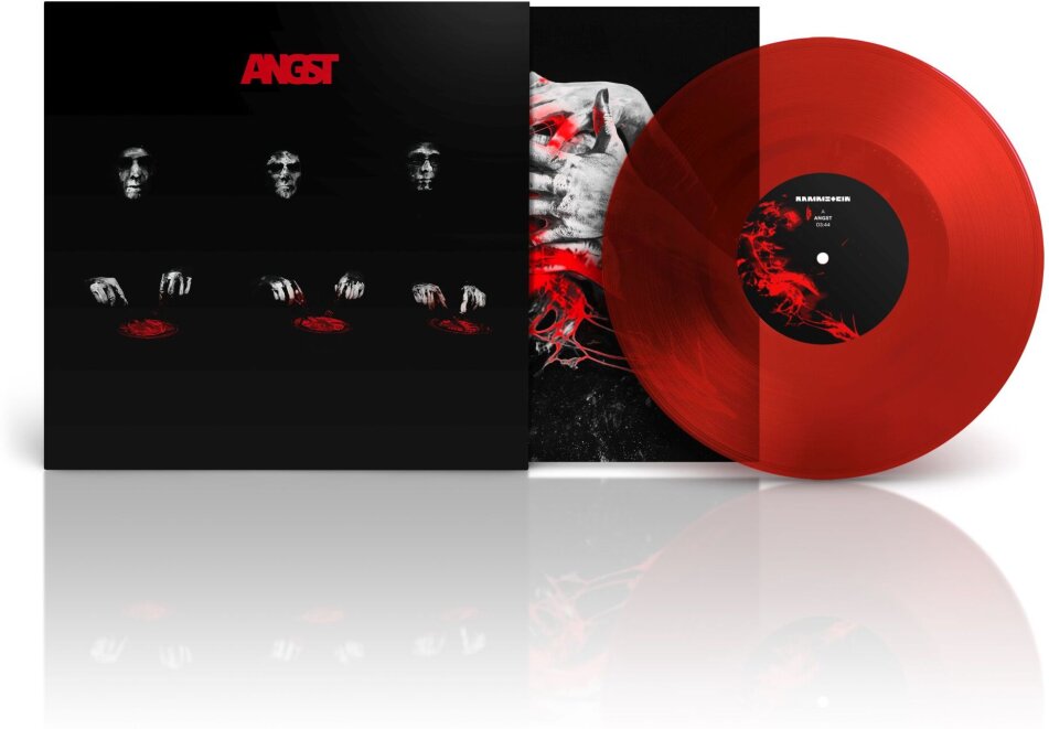 Rammstein - Angst (+ Remix by twocolors, Transparent Red Vinyl, 7" Single)