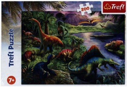 Puzzle 200 - Dinosaurier (Kinderpuzzle)
