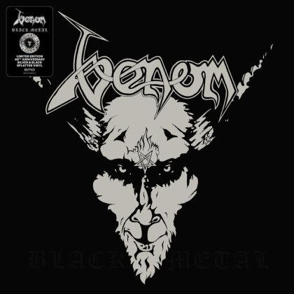 Venom - Black Metal (2022 Reissue, BMG/Sanctuary, 40th Anniversary Edition, Silver&Black Splatter Vinyl, LP)
