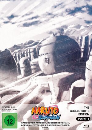 Naruto Shippuden - Part 1: Staffel 1-11 (Collector's Edition, 10 Blu-ray)