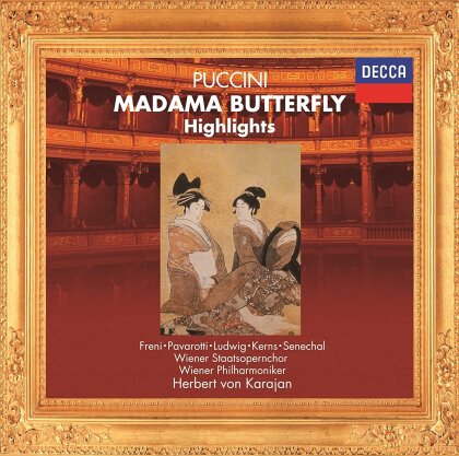 Giacomo Puccini (1858-1924), Herbert von Karajan, Mirella Freni, Luciano Pavarotti & Wiener Philharmoniker - Madama Butterfly Highlights (2022 Reissue, Japan Edition)