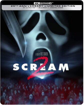 Scream 2 (1997) (Edizione 25° Anniversario, Steelbook, 4K Ultra HD + Blu-ray)