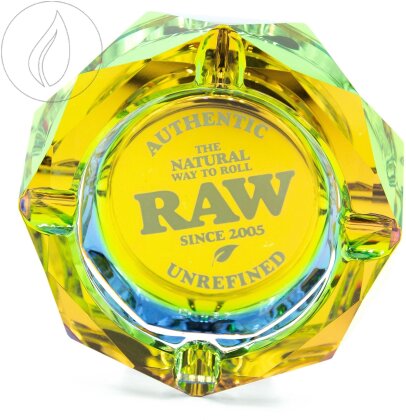 RAW Rainbow Glass Ashtray