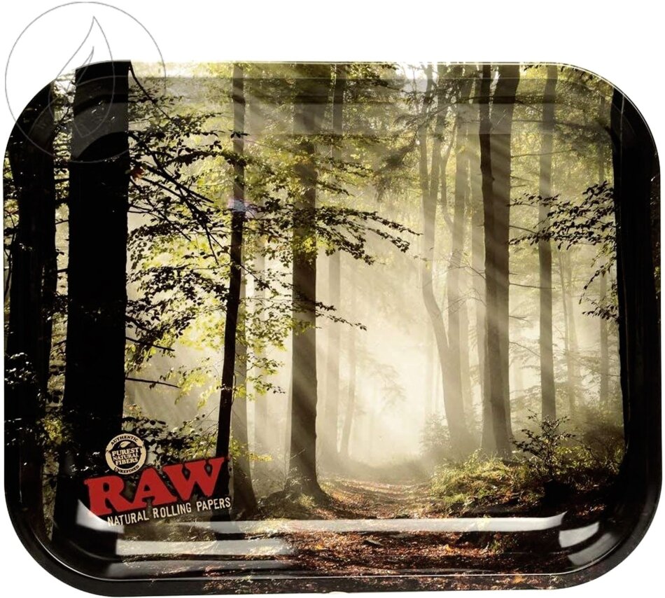 RAW Metal Rolling Tray Forest Large 275 x 345mm