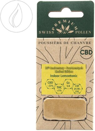 Swiss Premium Pollen x Fourtwenty Indoor Lemontonic 5g - CBD Hasch/Blütenstaub