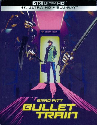 Bullet Train (2022) (Limited Edition, Steelbook, 4K Ultra HD + Blu-ray)