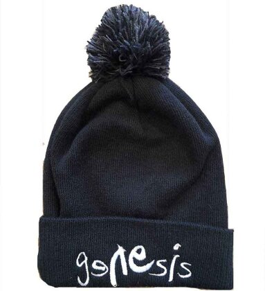Genesis Unisex Bobble Beanie Hat - Logo (Ex-Tour)