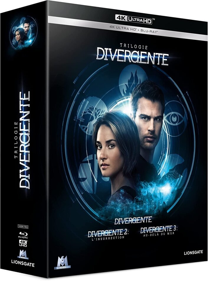 Divergente - La Trilogie (3 4K Ultra HDs + 3 Blu-rays)