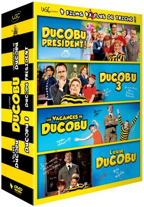 Ducobu 1-4 - L’élève Ducobu / Les vacances de Ducobu / Ducobu 3 / Ducobu Président ! (4 DVDs)