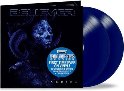 Believer - Gabriel (2022 Reissue, Gatefold, Remastered, Transparent Blue Vinyl, 2 LPs)