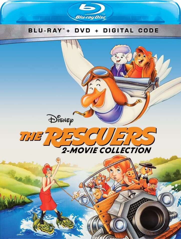 The Rescuers 1+2 - 2-Movie Collection (Blu-ray + DVD)