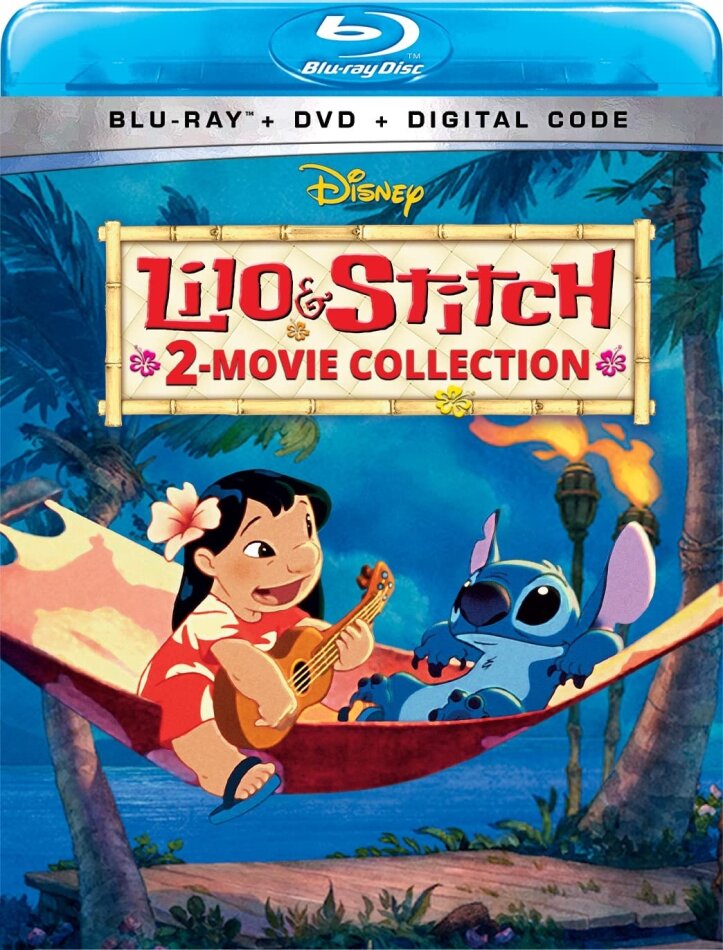 Lilo & Stitch 1+2 - 2-Movie Collection (2 Blu-rays + 2 DVDs)