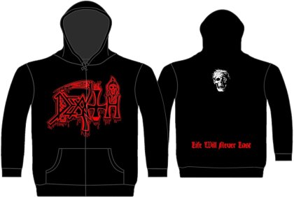 Death - Life Will Never Last Zipper-Hoodie - Grösse L