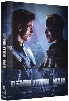 Demolition Man (1993) (Wattiert, Édition Limitée, Mediabook, Uncut, Blu-ray + DVD)