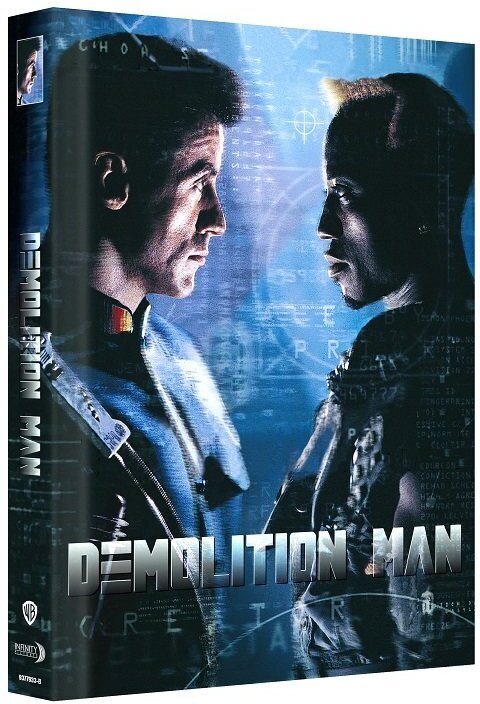 Demolition Man (1993) (Cover B, Limited Edition, Mediabook, Uncut, Blu-ray + DVD)