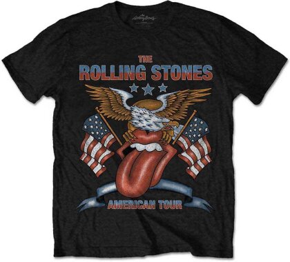 The Rolling Stones Unisex T-Shirt - USA Tour Eagle