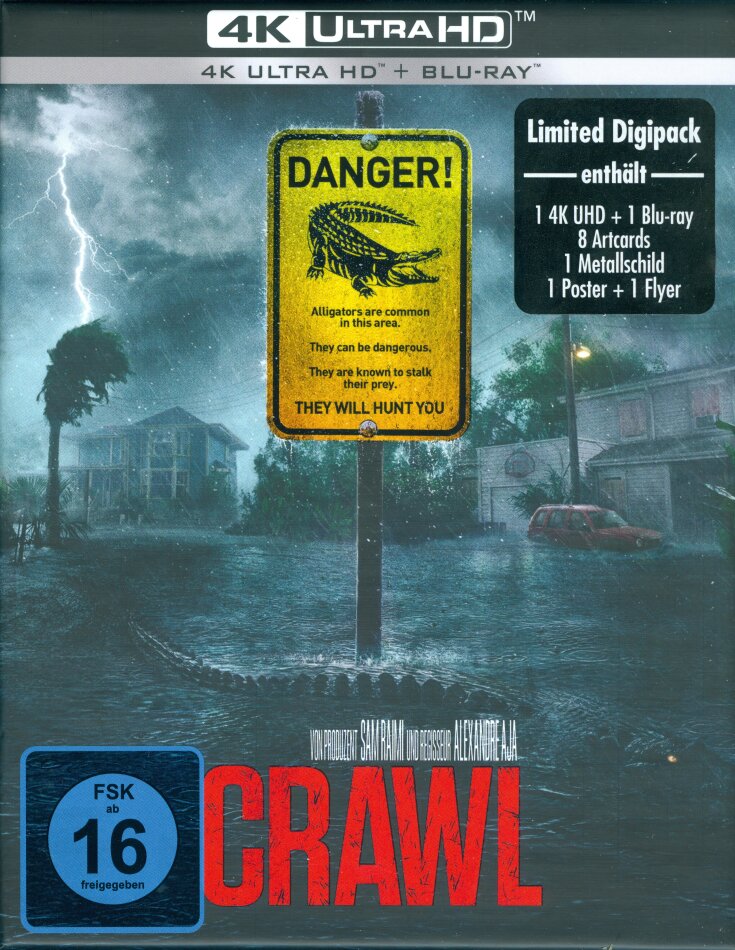 Crawl (2019) (Digipack, Schuber, Limited Edition, 4K Ultra HD + Blu-ray)