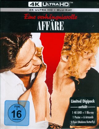 Eine verhängnisvolle Affäre (1987) (Digipack, Édition Limitée, 4K Ultra HD + Blu-ray)