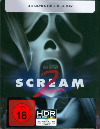 Scream 2 (1997) (Limited Edition, Steelbook, 4K Ultra HD + Blu-ray)