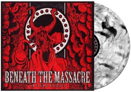 Beneath The Massacre - Incongruous (2022 Reissue, White With Black Swirl Vinyl, LP)
