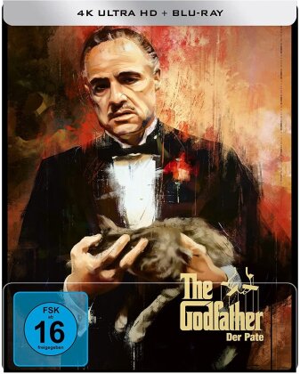 The Godfather - Der Pate (1972) (Limited Edition, Remastered, Restaurierte Fassung, Steelbook, 4K Ultra HD + Blu-ray)
