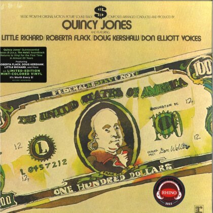 Quincy Jones - Dollars - OST (Rhino, Limited Edition, Mint Green Vinyl, LP)