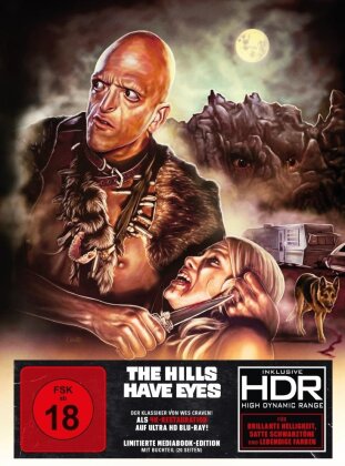 The Hills Have Eyes (1977) (Cover D, Ralf Krause Artwork, Limited Edition, Mediabook, Restaurierte Fassung, 4K Ultra HD + Blu-ray)