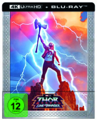 Thor 4 - Love and Thunder (2022) (Édition Limitée, Steelbook, 4K Ultra HD + Blu-ray)
