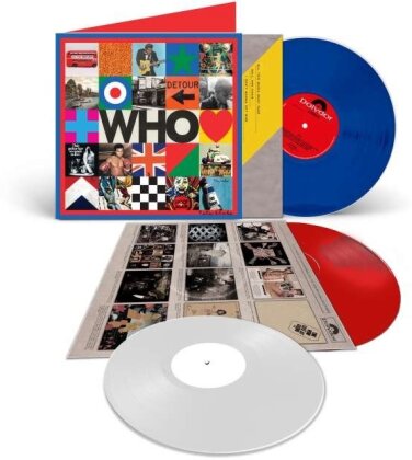 The Who - Who (Édition Limitée, Blue/White/Red Vinyl, 2 LP + 10" Maxi)