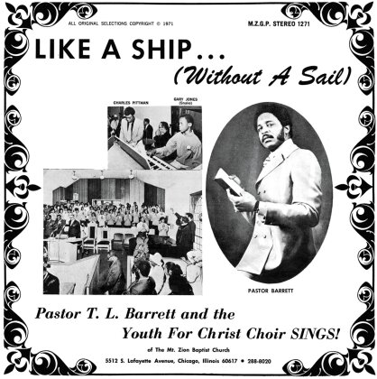 Pastor T. L. Barrett & The Youth for Christ Choir - Like A Ship (Without A Sail) (LP)