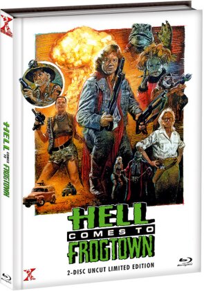 Hell comes to Frogtown (1988) (Cover C, Limited Edition, Mediabook, Uncut, Blu-ray + DVD)