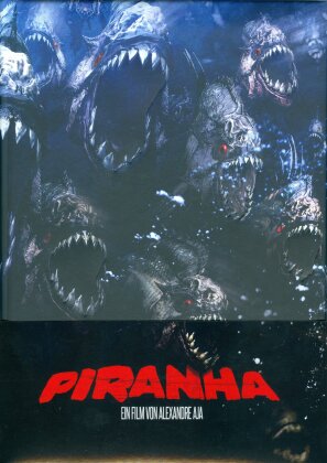 Piranha (2010) (Wattiert, Limited Edition, Mediabook, Uncut, Blu-ray + DVD)