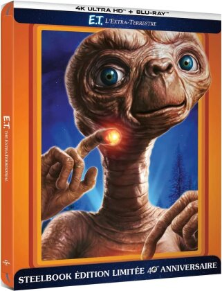 E.T. - L'extra-terrestre (1982) (Édition 40ème Anniversaire, Édition Limitée, Steelbook, 4K Ultra HD + Blu-ray)
