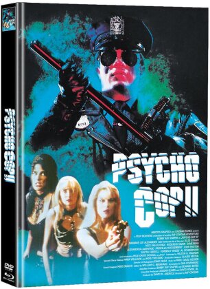 Psycho Cop 2 (1993) (Cover E, Limited Edition, Mediabook, Blu-ray + DVD)