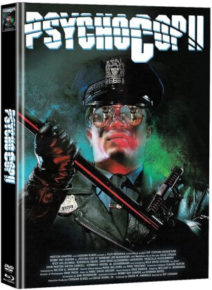Psycho Cop 2 (1993) (Cover D, Limited Edition, Mediabook, Blu-ray + DVD)