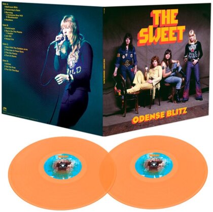 Sweet - Odense Blitz (2022 Reissue, Cleopatra, Orange Vinyl, 2 LP)