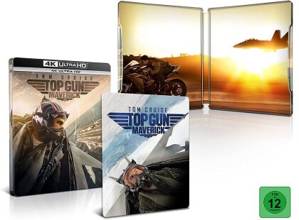 Top Gun: Maverick - Top Gun 2 (2022) (Lenticular, Limited Edition, Steelbook, 4K Ultra HD + Blu-ray)