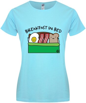 Pop Factory: Breakfast in Bed - Ladies T-Shirt