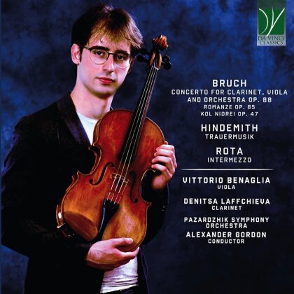Vittorio Benaglia, Pazardzhik Symph.Orch. & Max Bruch (1838-1920) - Concerto For Clarinet, Viola And Orchestra