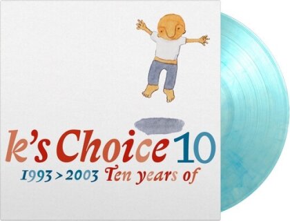 K's Choice - 10 (1993-2003 Ten Years Of) (Music On Vinyl, Limited to 1000 Copies, Gatefold, Clear / Blue Marbled Vinyl, 2 LPs)
