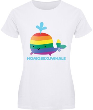 Pop Factory: Homosexuwhale - Ladies T-Shirt
