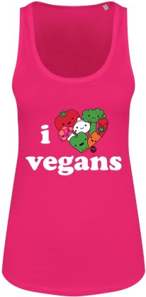 Pop Factory: I Love Vegans - Ladies Vest