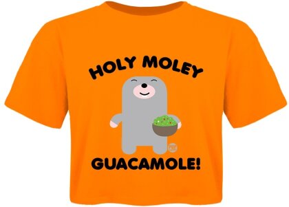 Pop Factory: Holy Moley Guacamole! - Ladies Boxy Crop Top