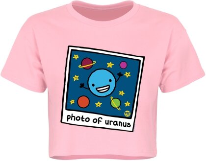 Pop Factory: Photo Of Uranus - Ladies Boxy Crop Top