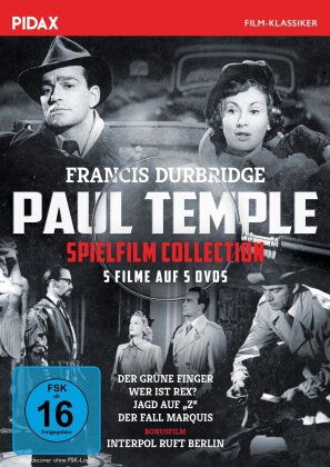 Paul Temple - Spielfilm Collection - 5 Filme (Pidax Film-Klassiker, s/w, 5 DVDs)